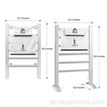 Handtuchtrockner mit 6 Stangen Aluminiumrahmen